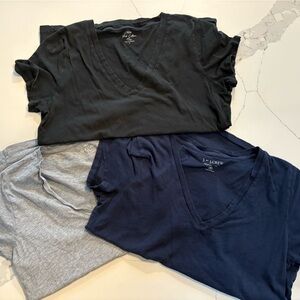 Set of 3 JCrew Factory Tees-M/L